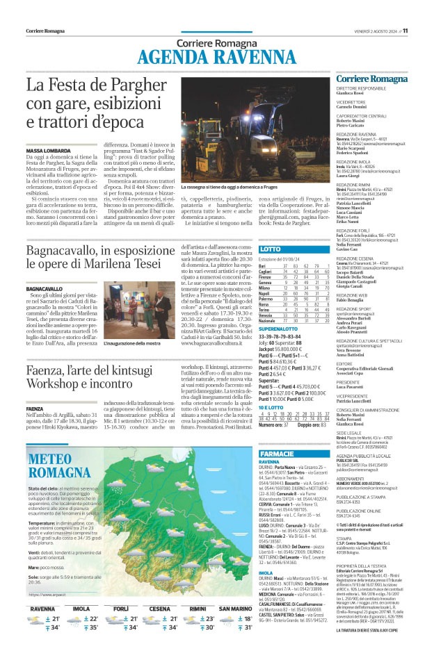 Corriere-RA-art-mostra-Bagnac-8.24